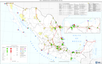 El máximo crecimiento de la industria petrolera ocurrió antes de la crisis de 1982. Mapa cortesía de la doctora Sánchez Salazar.
