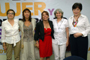 Silvia Whizar,  Silvia Kochen, Mayra de la Torre, Graciela Freyermuth y Hebe Vessuri, integrantes del panel Mujer, Sustentabilidad y Toma de decisiones, en el que se discutieron estrategias para fortalecer la participación de las mujeres en ámbitos de liderazgo.