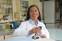 Blanca Ocampo García, investigadora del Instituto Nacional de Investigaciones Nucleares, recibió ayer una de las Becas para las Mujeres en la Ciencia L’Oréal-UNESCO-AMC.