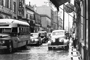 El trabajo interdisciplinario permitió reconstruir la entrada de ciclones a tierra a partir de documentos históricos y revisión de periódicos anteriores a 1949. En la imagen, inundación en la ciudad de México en 1951.