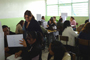 Maestros reciben capacitación en los salones de la secundaria 4.