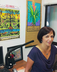 Fabiola López Barrera, ganadora de las Becas para las Mujeres en la Ciencia L´Oréal-UNESCO-AMC 2011 en el área de Ciencias Naturales.