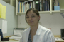 Andrea Sachi Díaz Villaseñor, galardonada por la Academia Mexicana de Ciencias con el premio Weizmann 2008 en el área de Ciencias Naturales.