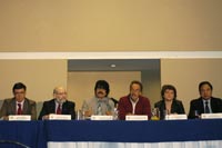 Cientí­ficos de España, EU, México, Holanda y China brindaron una conferencia de prensa.