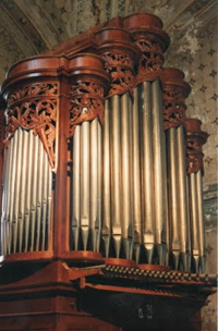 Órgano histórico de la parroquia de San Andrés Cholula, Puebla (anónimo siglo XIX).