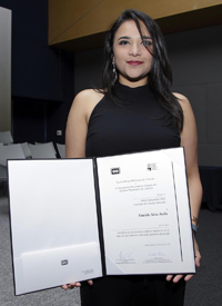 Doctora Daniela Silva Ayala, Premio Weizmann 2015 en el área de ciencias naturales.