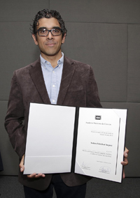 Doctor Andrew Boni Noguez, Premio a mejores tesis de doctorado de la Academia en Ciencias Sociales y Humanidades 2015.