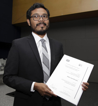 Doctor Pablo Cruz Morales, Premio Weizmann 2015, en el área de ingeniería y tecnología.
