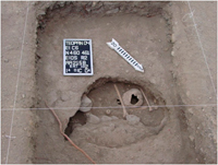 Entierro ritual en Teopancazco, Teotihuacan.