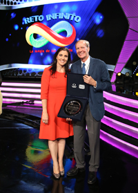 El doctor Carlos Bosch recibió un reconocimiento de Fundación Televisa por su incansable labor en la promoción de las matemáticas en el país.