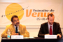 José Franco, presidente de la Academia Mexicana de Ciencias y Jean Thèves, agregado de cooperación científica de la Embajada de Francia en México.