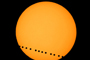 El Transito de Venus es la alineación del Sol, la Terra y Venus y el momento en que éste último pasa por uno de sus nodos.