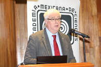 Con motivo de su ingreso a la AMC, el doctor Hendrik Nijmeijer, profesor del Departamento de Ingeniería Mecánica de la Universidad Tecnológica de Eindhoven, Países Bajos, ofreció a conferencia “Dynamics and Control of Cooperation”.