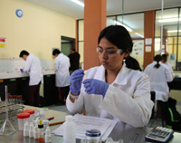 En las instalaciones de la Facultad de Ciencias Químicas de la Universidad Autónoma de San Luis Potosí se realizaron los exámenes experimentales de la XXVI Olimpiada Nacional de Química, que organiza la Academia Mexicana de Ciencias.