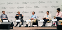 Integrantes del panel 'El futuro de la educación en ciencias naturales'.