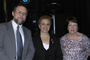 Patricia Talamás Rohana, secretaria de la AMC, acompañada por Mauricio Castro Acuña y Maria Antonia Dosal Gómez, coordinadores de la Olimpiada Nacional de Química.