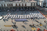 El 12 de diciembre de 2011 se inauguró la Tabla Periódica Monumental en la plaza pública de Santo Domingo, en el centro de la Ciudad de México, como parte de la celebración del Año Internacional de la Química, desde entonces ha estado en diferentes universidades, preparatorias y congresos de la Sociedad Química de México.