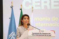 Nuria Sanz Gallego, directora y representante de la Oficina de la Unesco en México.