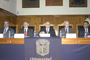 El Dr. José Antonio de la Peña, el Dr. Arturo Menchaca Rocha, el Dr. Arturo Lara López, el Dr. Fernando Mendoza y el Dr. José Luis Lucio.