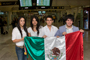 La delegación mexicana, lista para obtener medallas en la competencia internacional que se celebra en Cascais, Portugal. De izquierda a derecha Andrea Sánchez Navarro, Mar Linares Escobar, Víctor Alonzo Barrera y David Larios Colorado.