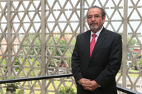 El doctor Salvador Vega y León, rector de la Universidad Autónoma Metropolitana.