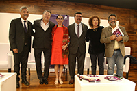 Presentación del libro “Un asunto de Estado: La construcción del primer sincrotrón en México”, en las instalaciones del Conacyt. Participaron: José Mustre, Víctor del Río Bello (autor), María B. Valderrama, Leonardo Beltrán, Julia Tagüeña y José Franco, durante la presentación del libro “Un asunto de Estado: La construcción del primer sincrotrón en México”, en las instalaciones del Conacyt.