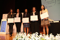  Las ganadoras de las Becas para las Mujeres en la Ciencia L´Oréal-Unesco-Conacyt-AMC 2016 fueron: Morelia Camacho, Selene Fernández, Maritza Lara, Viridiana González y María Guadalupe Montes de Oca.