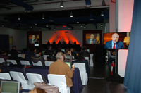 El director general del Conacyt, Enrique Cabrero Mendoza, en mensaje videograbado para la inauguración del V Seminario Iberoamericano de Ciencia, Tecnología e Innovación.