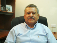 El investigador Miguel Cervantes Ramírez, del Instituto de Ciencias Agrícolas de la Universidad Autónoma de Baja California (UABC).