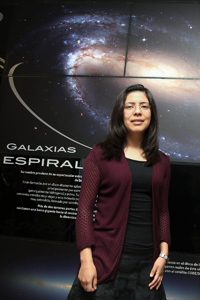Tras analizar 300 mil galaxias, la astrofísica Maritza Lara López está interesada en encontrar los mecanismos responsables de la evolución de estas estructuras. Su proyecto “Metal-THINGS” se hizo acreedor a una de las cinco Becas L’Oréal-Unesco-Conacyt-AMC 2016.