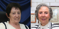 Doctoras Guillermina Yankelevich y María Teresa Gutiérrez, investigadoras respectivamente del Instituto de Investigaciones Biomédicas y del Instituto de Geografía, ambos de la UNAM, e integrantes de la Academia Mexicana de Ciencias.