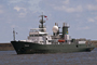 El buque Falkor del Instituto Oceanográfico Schmidt participó en las investigaciones encabezadas por el doctor Jaime Urrutia Fukugauchi.