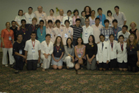 Participantes de la Tercera Olimpiada Regional Asia-Pacífico de Geografía, realizada en Mérida, Yucatán.