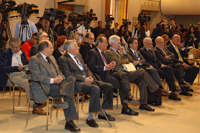 Miembros de El Colegio Nacional fueron testigos de honor de la firma de convenio entre las instituciones, mexicana y francesa.