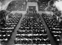 Imagen de la primera reunión de la Sociedad de las Naciones, organización internacional a la que México ingresó el 9 de septiembre de 1931. Esta Sociedad fue antecedente de las Naciones Unidas. Fabián Herrera León, de la Universidad Michoacana, ganador del Premio de Investigación 2016 de la Academia Mexicana de Ciencias en el área de humanidades, estudia la historia diplomática de nuestro país de la primera mitad del siglo XX.