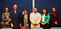 En la entrega de diplomas del ciclo 2018 de la Ciencia en tu Escuela participaron: Elda Luyando, coordinadora del módulo de geografía; Carlos Bosch, coordinador general del programa LCE; Silvia Romero, coordinadora operativa de LCE-modalidad presencial; Fernando Martínez, director de Planeación y Vinculación de la Autoridad Educativa Federal de la Ciudad de México; Monserrat Jiménez, coordinadora del programa Bécalos de Fundación Televisa y Helena Lluis, colaboradora del módulo de física.