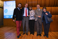 En la ceremonia conmemorativa del vigésimo quinto aniversario del Programa de Olimpiadas de la Academia Mexicana de Ciencias en El Colegio Nacional participaron los coordinadores: Alfredo Ávila, coordinador de 2012 a 2015 (historia); Carlos Bosch (matemáticas), María Cristina Revilla (biología), Mauricio Castro y Antonia Dosal (química).