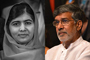 La pakistaní Malala Yousafzai y el indio Kailash Satyarthi, ganadores del Premio Nobel de la Paz 2014.