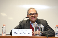 Dr. Martín Puchet,  subdirector del Seminario de Investigación sobre Sociedad del Conocimiento y Diversidad Cultural.