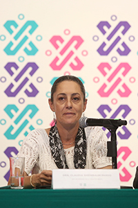 Claudia Sheinbaum Pardo, jefa de Gobierno de la Ciudad de México, presidió la firma de convenio para la conformación de la Red Eco.