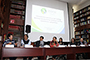 En la presentación del Catálogo Nacional de Sustancias Químicas participaron (de izq. a der.): Cristina Cortinas de Nava (Red Queretana de Manejo de Residuos), Oswaldo Celedón (Asociación Nacional de la Industria Química), Arturo Flores (Semarnat), María Amparo Martínez (INECC), Paloma Merodio (INEGI), Molly A. Strausbaugh (Asociación Química Americana) y Víctor Hugo Páramo (INECC).