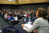 371 jóvenes científicos en ciernes, de nivel medio superior y superior, se reunieron en la sede de la AMC, en representación de los más de mil participantes de todo el país en la XIX edición del programa Verano de la Investigación Científica.