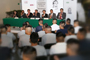 Margarita Rosas, Arturo Guadarrama,Martín Bermúdez, Víctor Manuel Mora, titular de la Dirección General de Tratamiento para Adolescentes; Jaime Urrutia, presidente de la Academia Mexicana de Ciencias; Juan García y José Luis Barros, en la inauguración de la biblioteca “Octavio Paz” de la Comunidad para el Desarrollo de Adolescentes.