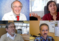 Ganadores del Premio Nacional de Ciencias 2016: David Kershenobich, Ana Cecilia Noguez, Lourival Domingos Possani y Luis Enrique Sucar.