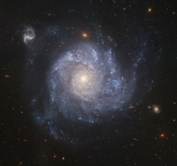 Imagen de la galaxia NGC1309 captada por el telescopio espacial Hubble.