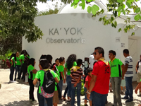 Ka' Yok, en Cancún, es uno de los cuatro planetarios que conforman la Red de Planetarios de Quintana Roo. En los últimos años el Conacyt ha reconocido el papel de los planetarios como herramientas fundamentales para la divulgación y ha destinado recursos específicos para el desarrollo de estos sitios.