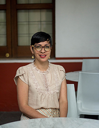 Doctora María Graciela León Matamoros, ganadora del Premio de la Academia a las mejores tesis de doctorado en Ciencias Sociales y Humanidades 2017, que otorga la Academia Mexicana de Ciencias (AMC).