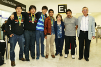 Antonia Dosal Gómez, Armando Merino y José Manuel Méndez Stivalet acompañaron a la selección mexicana que participó en la XX Olimpiada Iberoamericana de Química (OIAQ -2015) que se realizó en la ciudad brasileña de Teresina