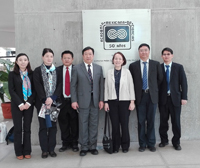 En la imagen, (centro): Xu Yanhao, vicepresidente de la Asociación China de Ciencia y Tecnología (CAST, por su sigla en inglés); y Estela Lizano Soberón, vicepresidenta de la Academia Mexicana de Ciencias, acompañados por una delegación de CAST.