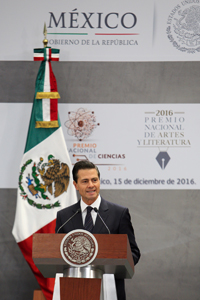 Enrique Peña Nieto, presidente de los Estados Unidos Mexicanos..